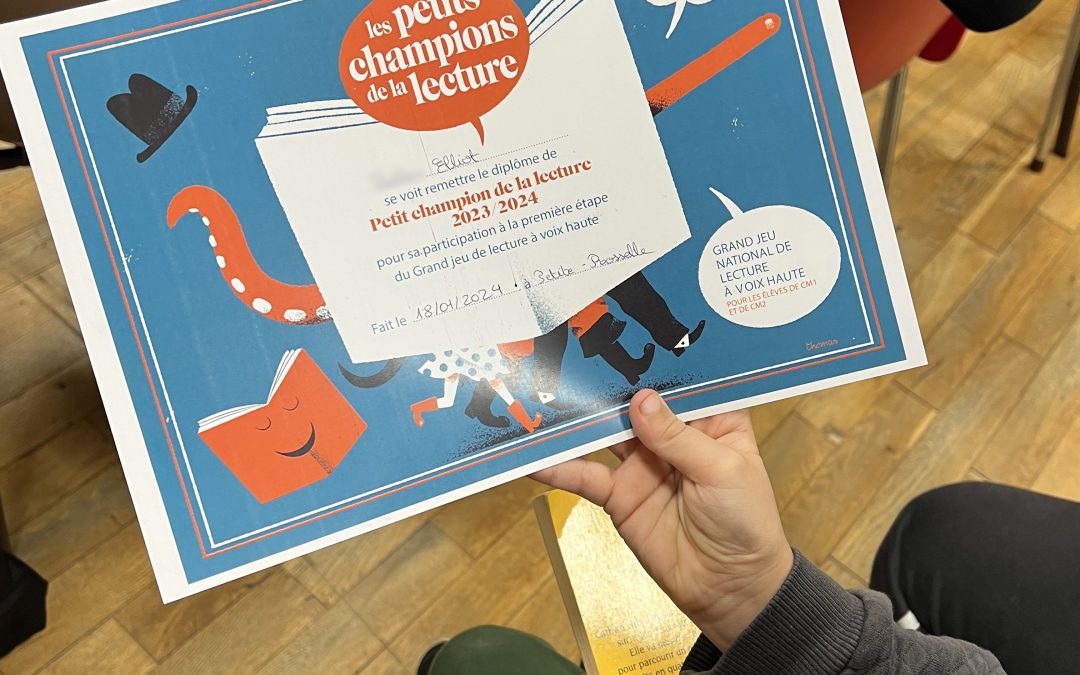 Concours : Les petits champions de la lecture￼