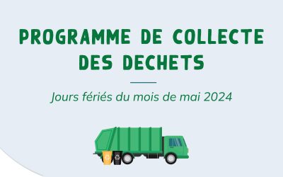 Programme de collecte des déchets – mai 2024
