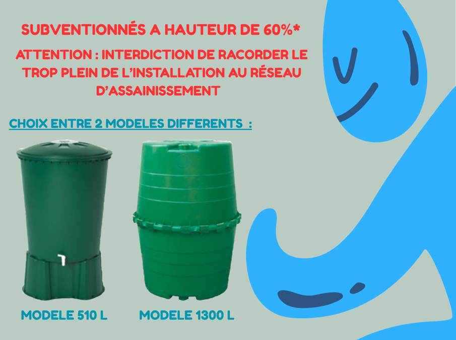 Achat groupé de récupérateurs d&rsquo;eau de pluie