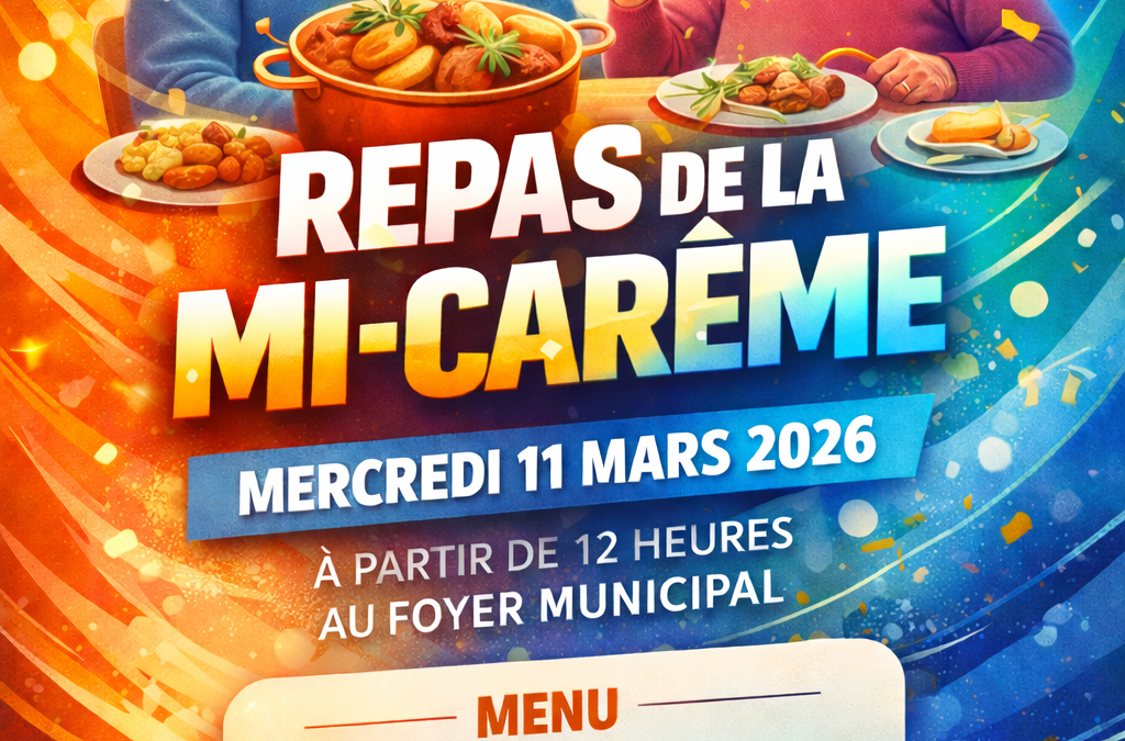 Association des Personnes du 3ème âge : Repas de la Mi-Carême