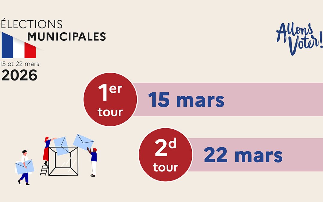 Dimanche 15 Mars : Elections Municipales (1er Tour)