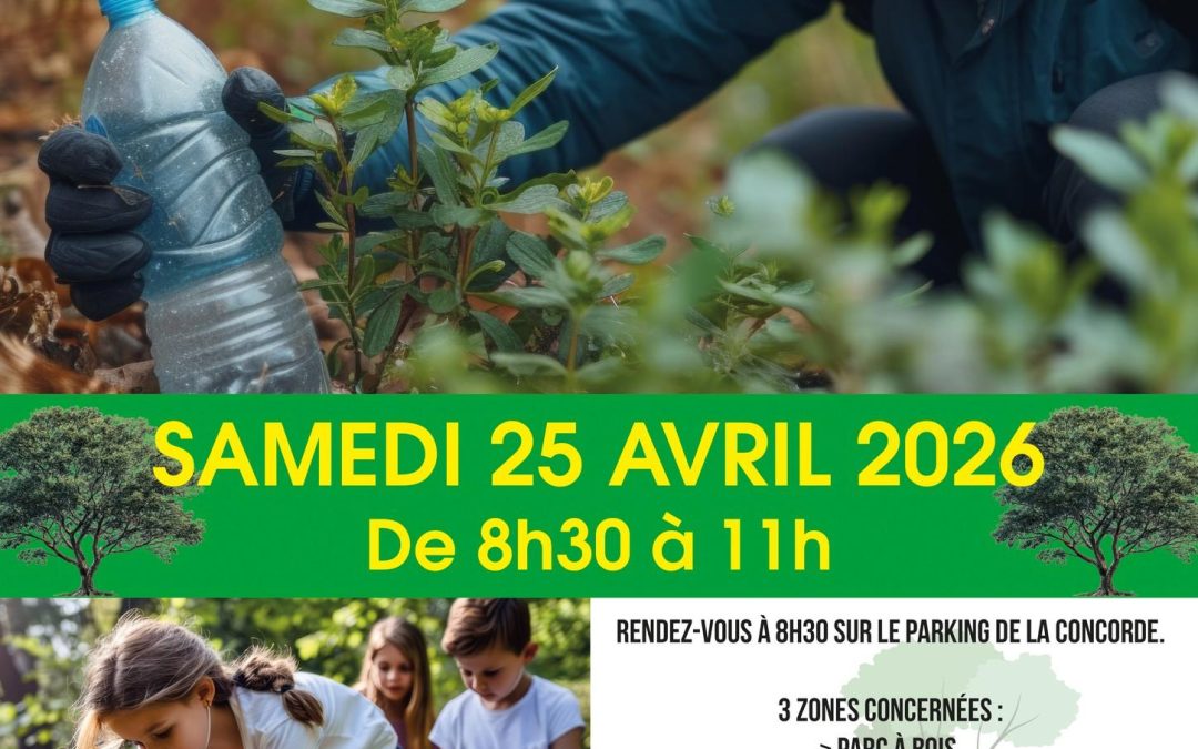 Inscrivez-vous à « Nettoie ta ville » (Samedi 25 Avril) !