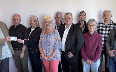 Solidarité : L&rsquo;ASF remet un chèque de 1500 euros au CCAS