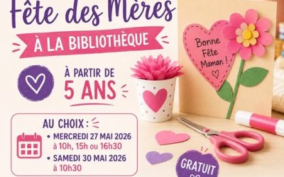 Atelier créatif Fête des Mères à la Bibliothèque