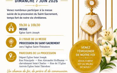 La Communauté de Paroisses organise la Fête-Dieu