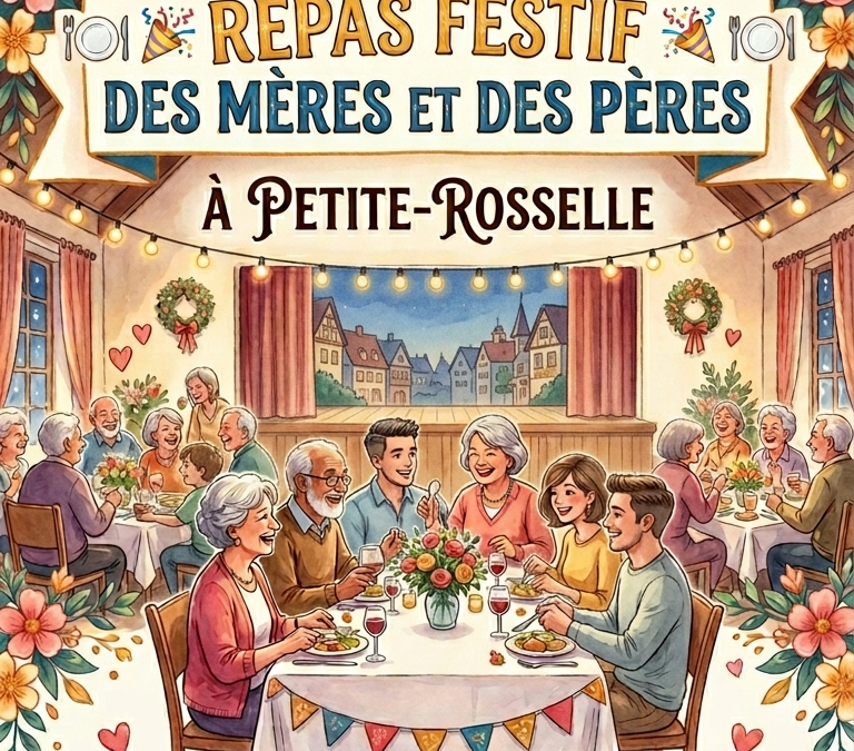 Association des Personnes du 3ème âge : Repas festif des mères et pères