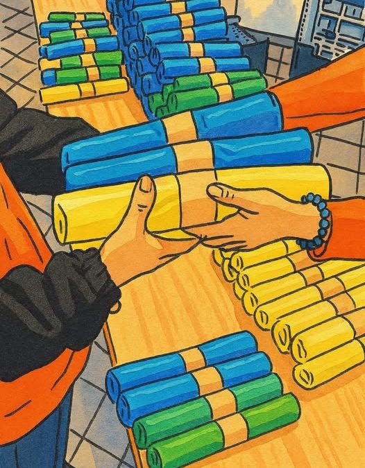 Distribution des sacs multiflux