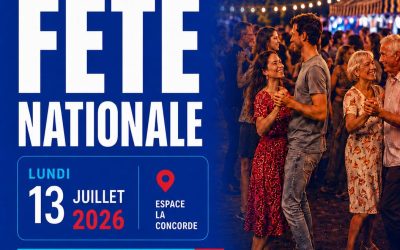 Lundi 13 Juillet : Fête Nationale