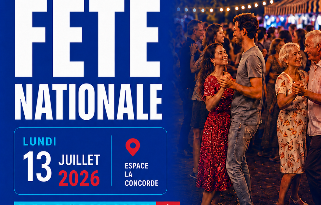 Lundi 13 Juillet : Fête Nationale